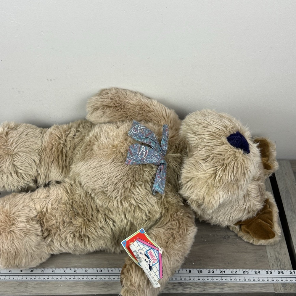 Toys R Us Commonwealth Dog Large Plush Wags Soft  Brown 27" Stuffed Toy VTG 90s - Picture 3 of 12